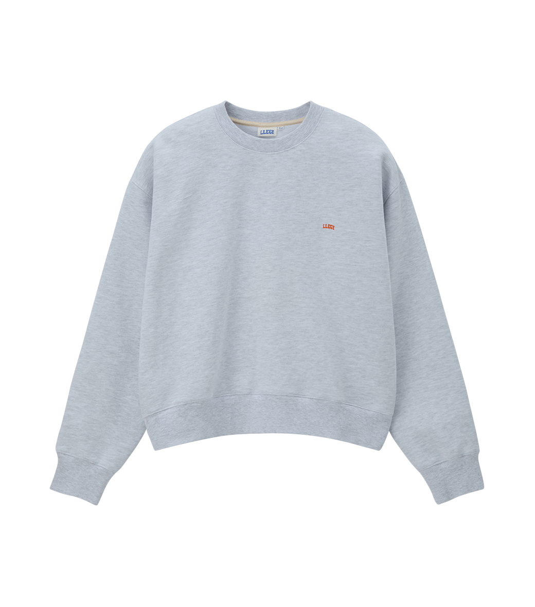 Llege - Llege Logo Signature Sweatshirt (Melange Grey) product image 1 | TRAB K-Fashion Australia