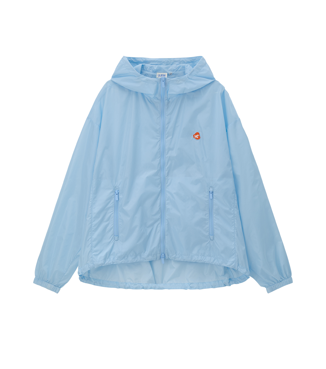 Llege - Jubangwol Nylon Hoodie Jumper (Sky Blue) product image 1 | TRAB K-Fashion Australia