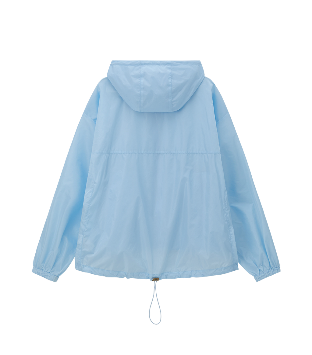 Llege - Jubangwol Nylon Hoodie Jumper (Sky Blue) product image 2 | TRAB K-Fashion Australia
