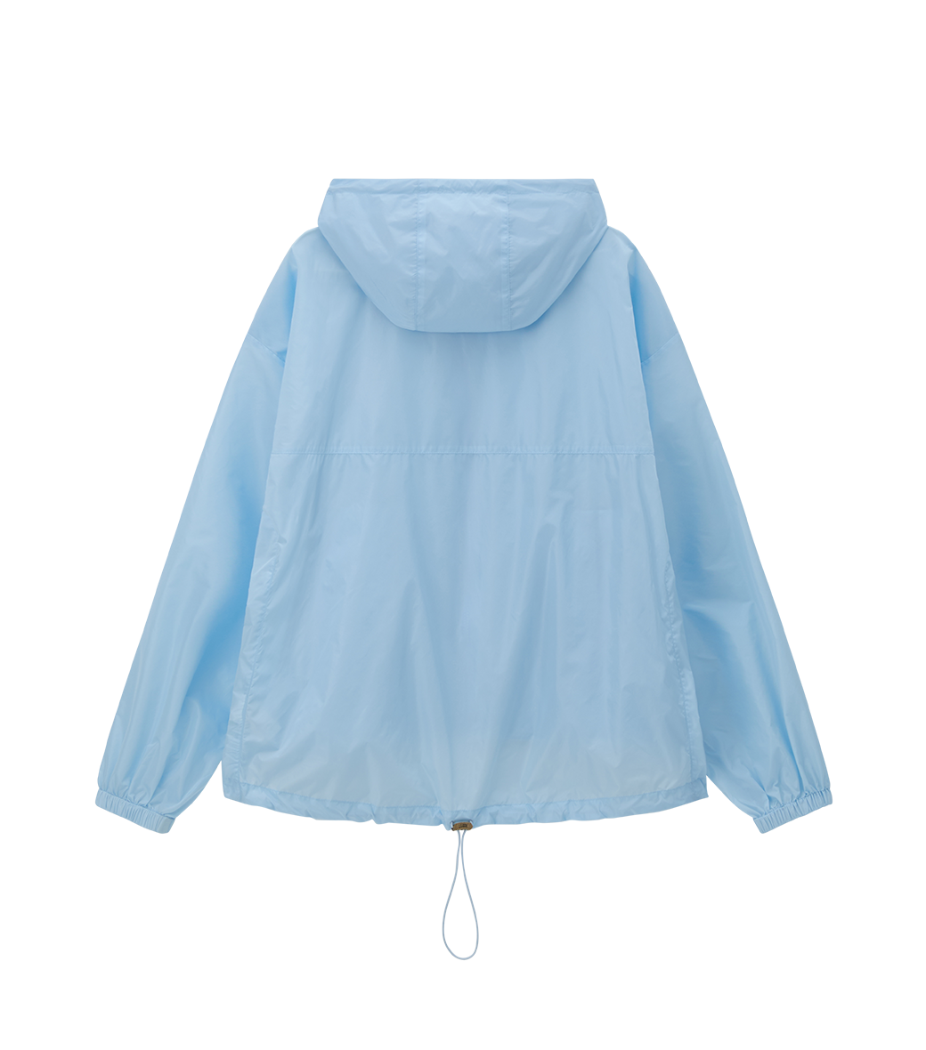 Llege - Jubangwol Nylon Hoodie Jumper (Sky Blue) product image 2 | TRAB K-Fashion Australia