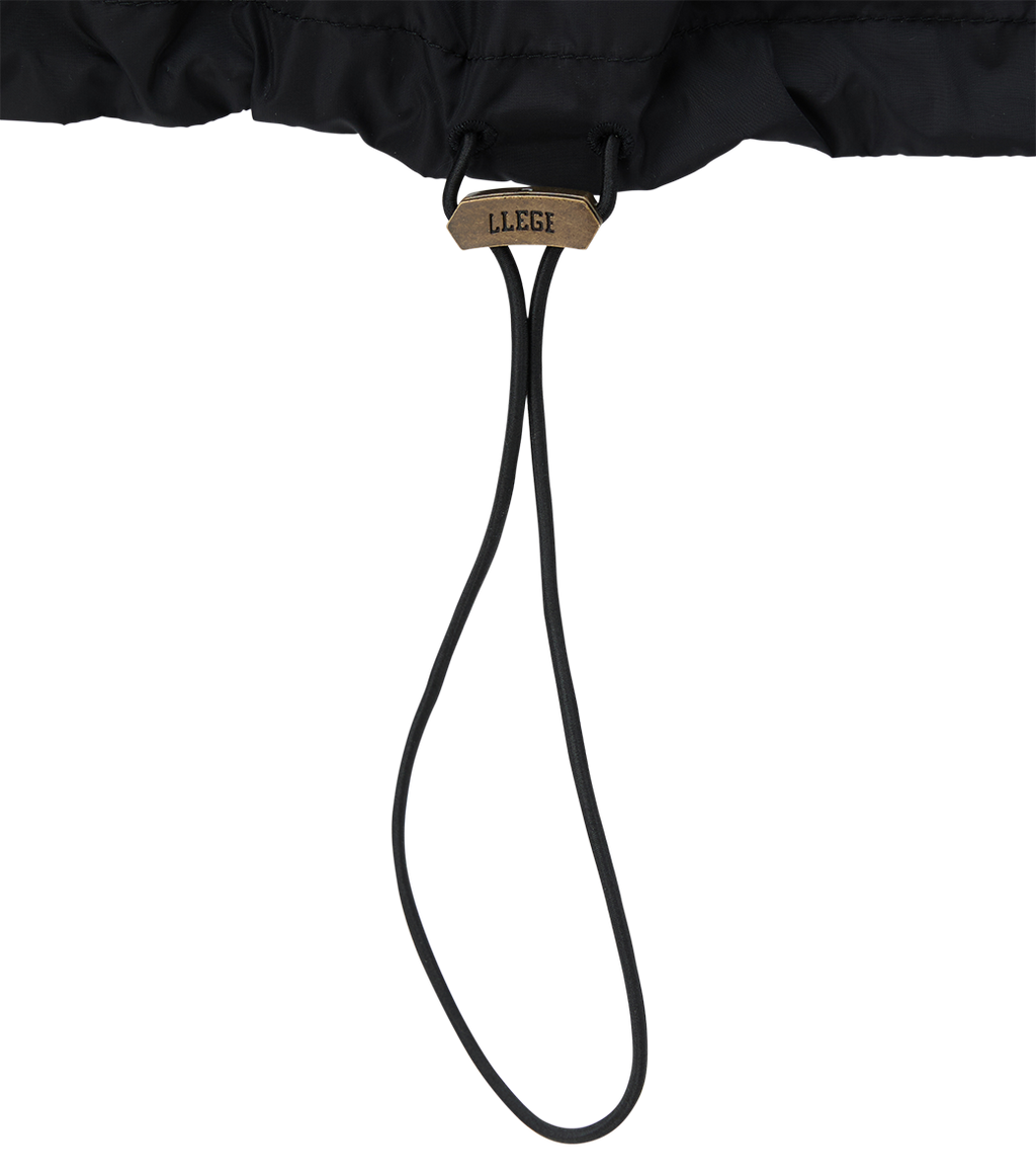Llege - Jubangwol Nylon Hoodie Jumper (Black) product image 5 | TRAB K-Fashion Australia