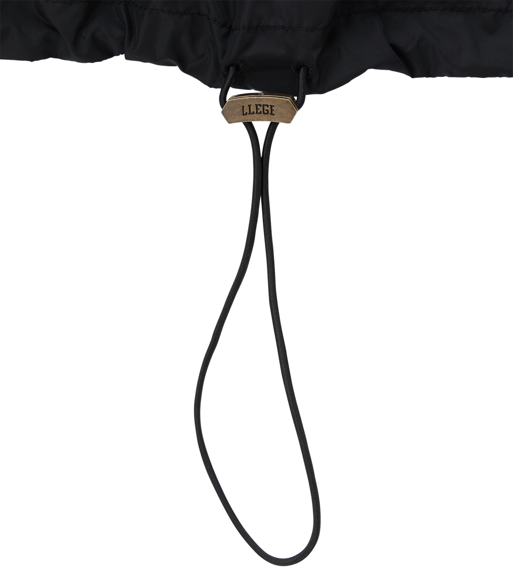Llege - Jubangwol Nylon Hoodie Jumper (Black) product image 5 | TRAB K-Fashion Australia