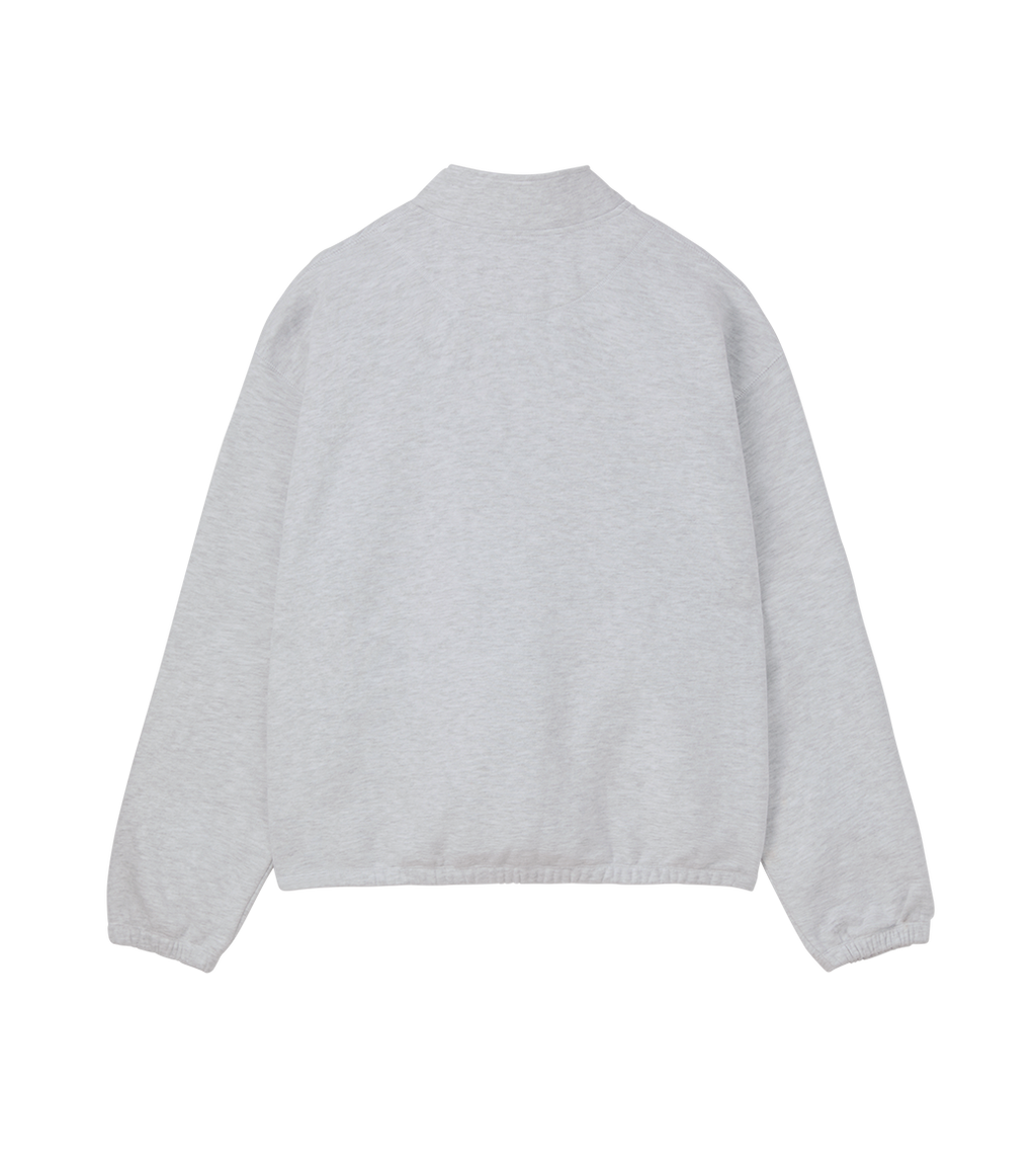 Llege - Oversized Half Zip-Up (Melange Grey) product image 2 | TRAB K-Fashion Australia