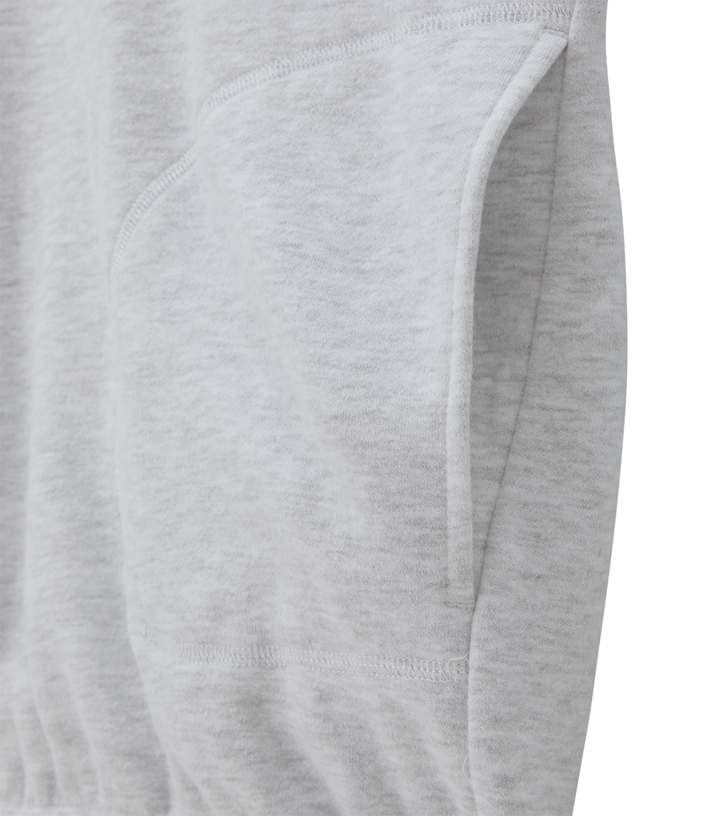 Llege - Oversized Half Zip-Up (Melange Grey) product image 4 | TRAB K-Fashion Australia