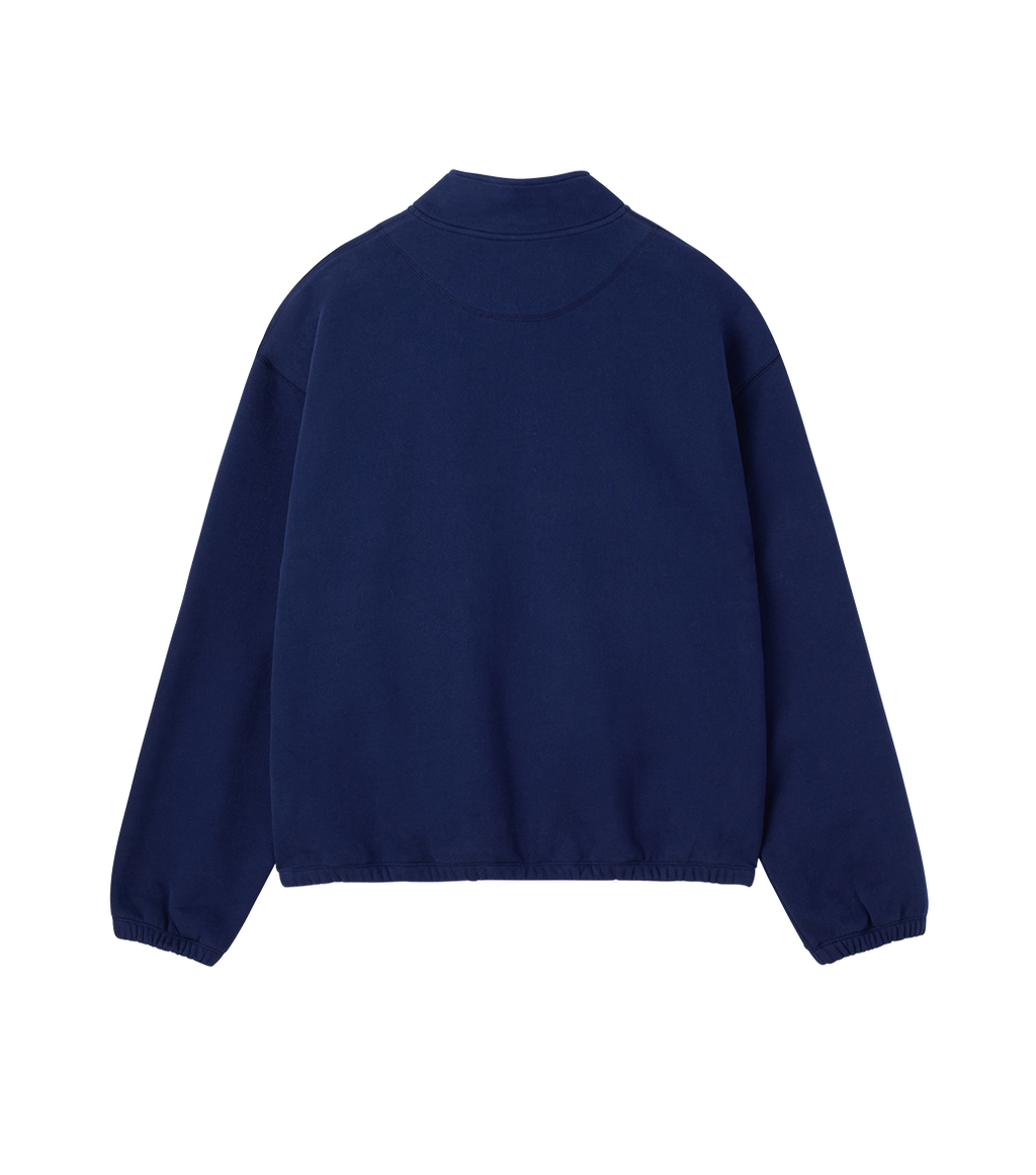 Llege - Oversized Half Zip-Up (Navy) product image 2 | TRAB K-Fashion Australia