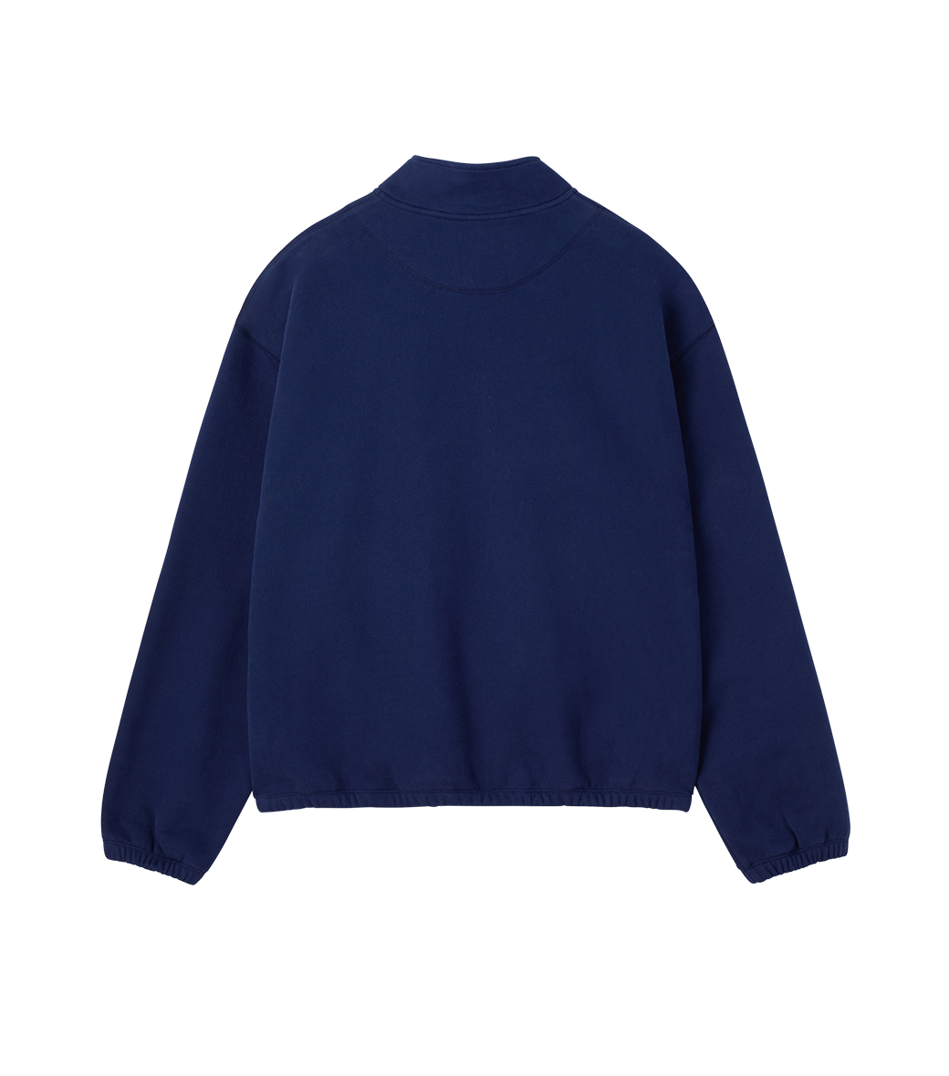 Llege - Oversized Half Zip-Up (Navy) product image 2 | TRAB K-Fashion Australia