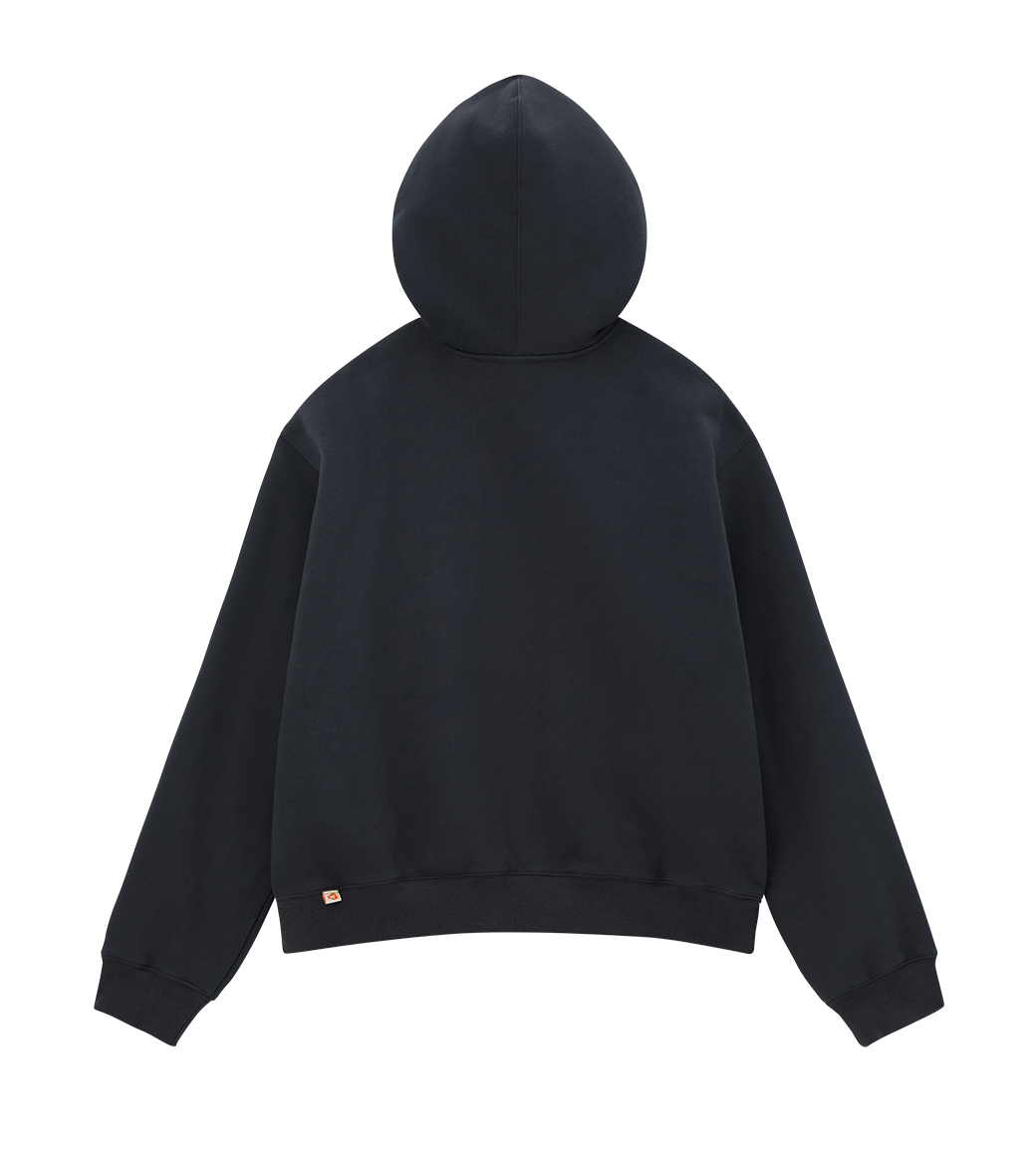 Llege - Jubangwol Heavy Cotton Hoodie (Bluish Charcoal) product image 2 | TRAB K-Fashion Australia