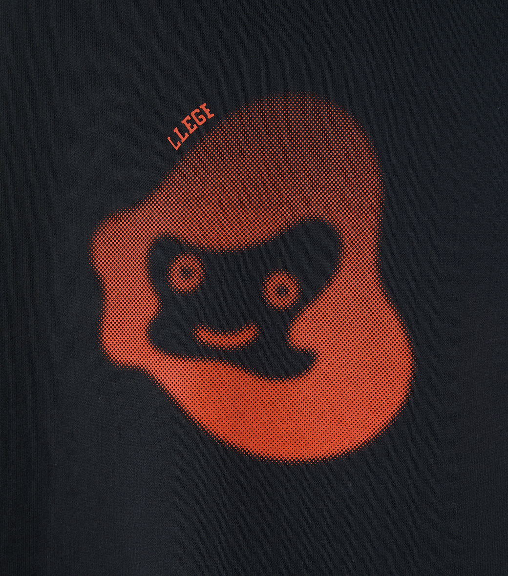 Llege - Jubangwol Heavy Cotton Hoodie (Bluish Charcoal) product image 3 | TRAB K-Fashion Australia