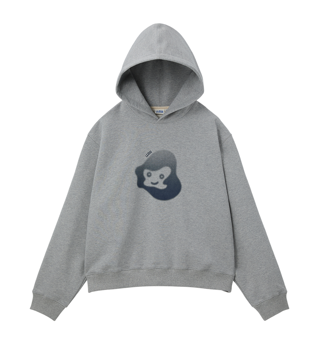 Llege - Jubangwol Heavy Cotton Hoodie (Grey) product image 1 | TRAB K-Fashion Australia