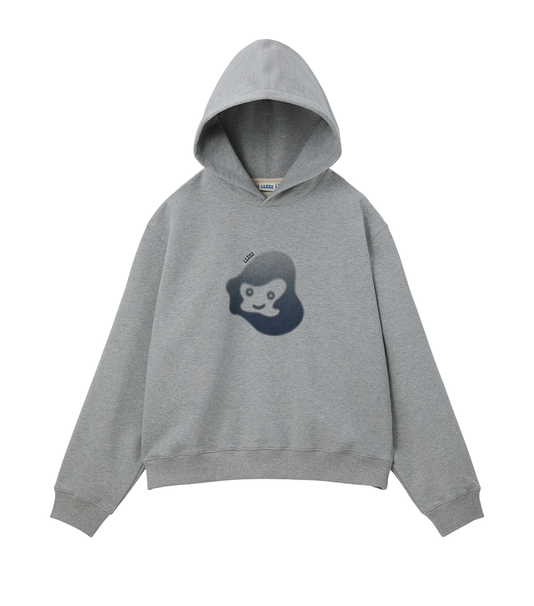 Llege - Jubangwol Heavy Cotton Hoodie (Grey) product image 1 | TRAB K-Fashion Australia