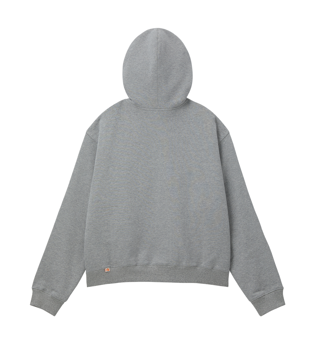Llege - Jubangwol Heavy Cotton Hoodie (Grey) product image 2 | TRAB K-Fashion Australia