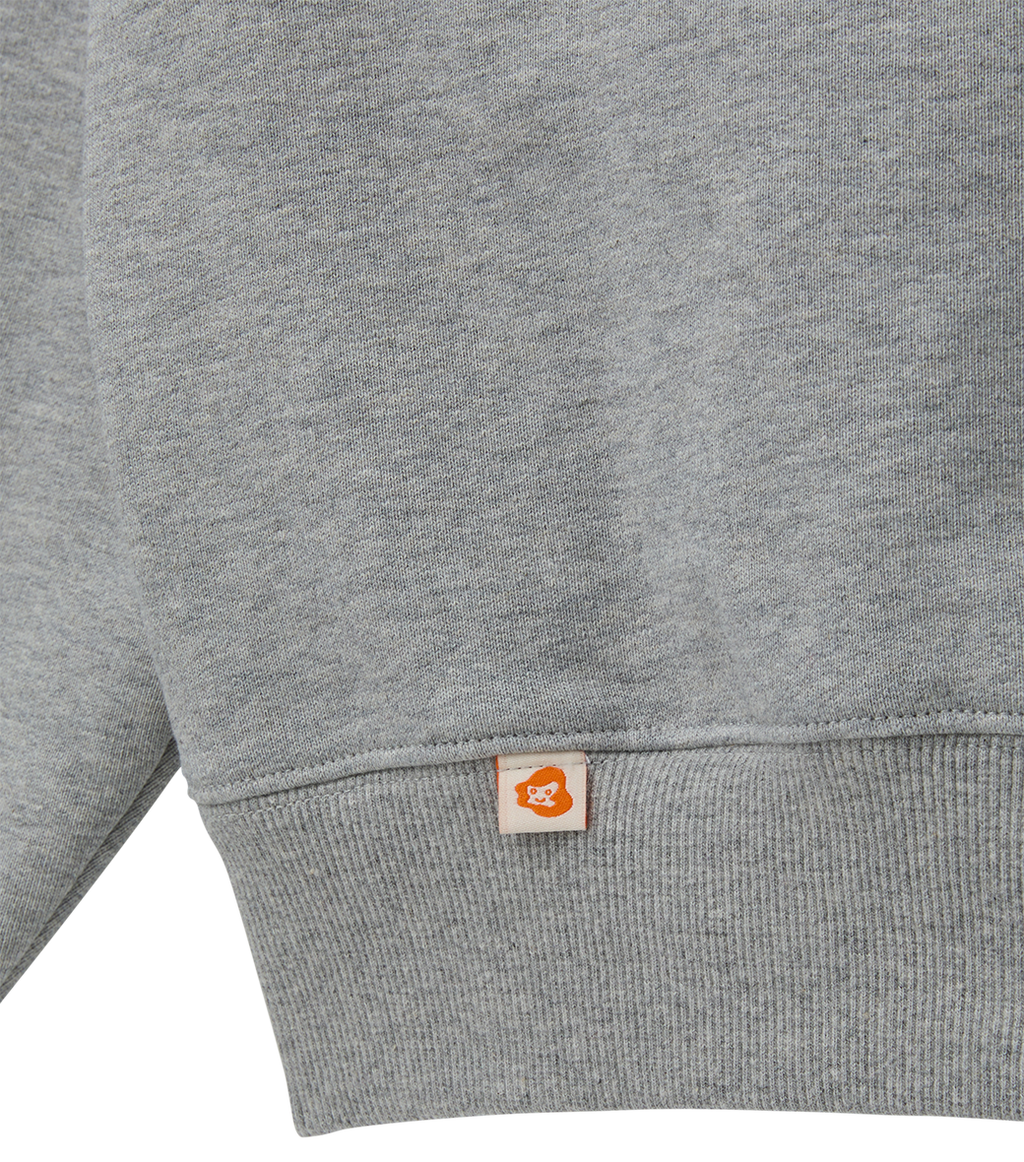 Llege - Jubangwol Heavy Cotton Hoodie (Grey) product image 4 | TRAB K-Fashion Australia