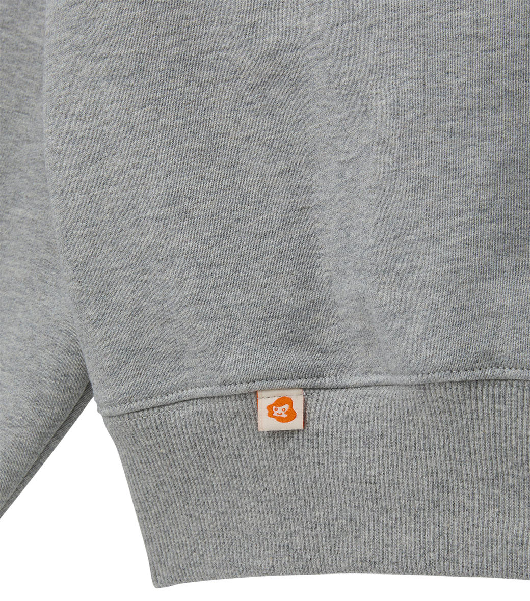 Llege - Jubangwol Heavy Cotton Hoodie (Grey) product image 4 | TRAB K-Fashion Australia