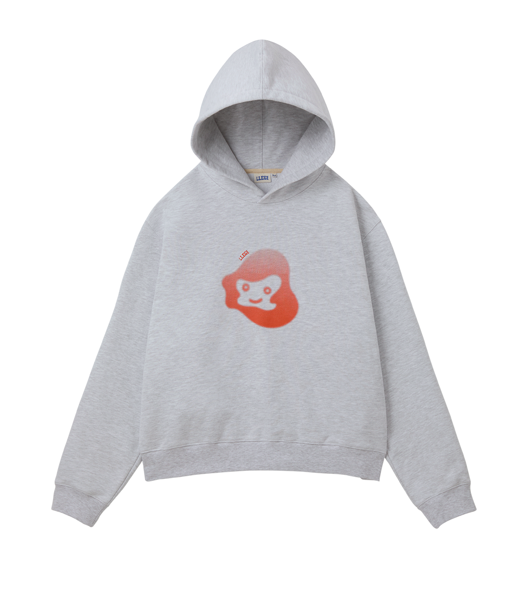 Llege - Jubangwol Heavy Cotton Hoodie (Melange Grey) product image 1 | TRAB K-Fashion Australia