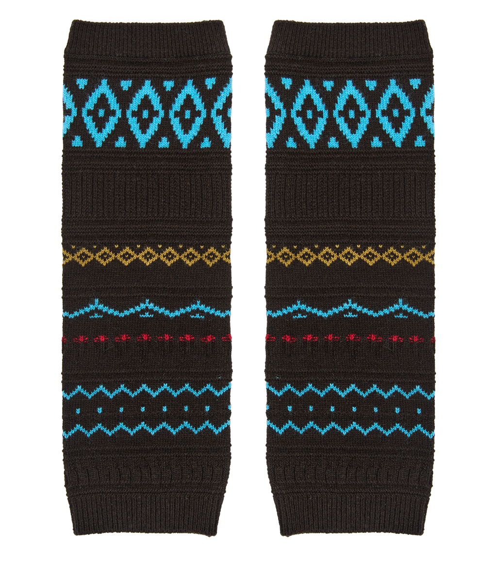 Llege - Fair Isle Leg Warmer (Brown) product image 1 | TRAB K-Fashion Australia