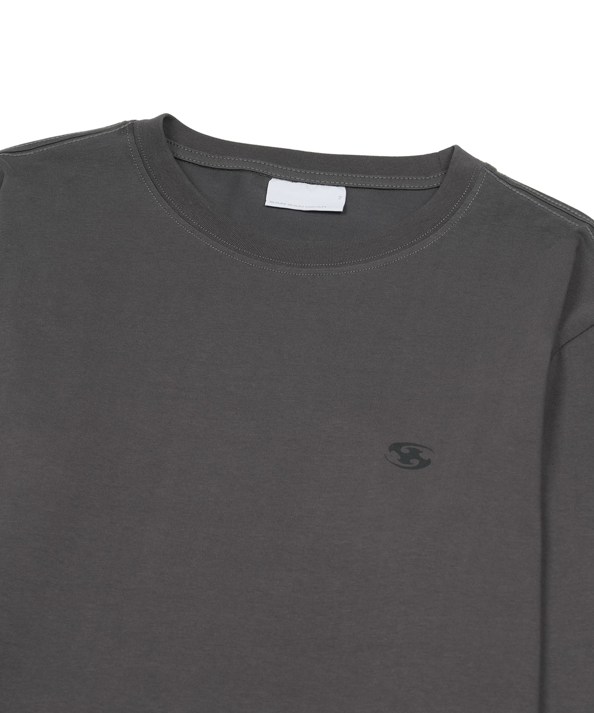 San San Gear - Logo Long Sleeve (Charcoal) product image 3 | TRAB K-Fashion Australia
