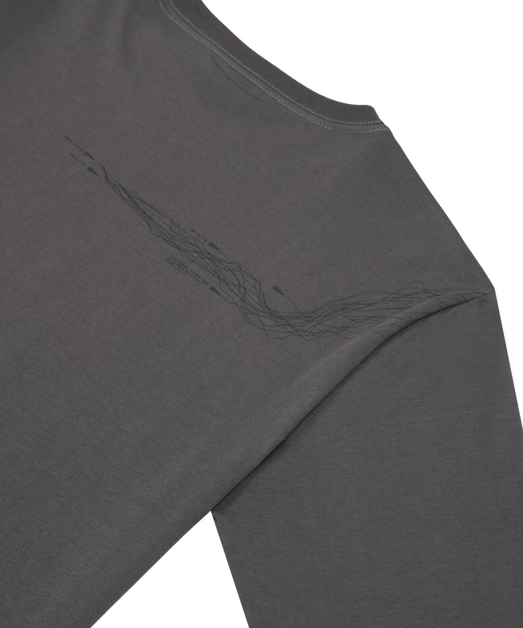 San San Gear - Logo Long Sleeve (Charcoal) product image 5 | TRAB K-Fashion Australia
