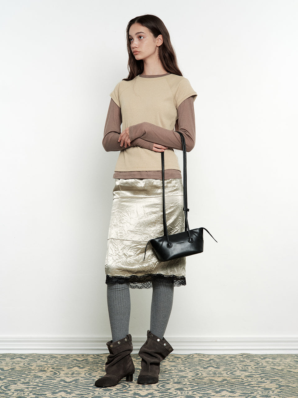 Marge Sherwood - Boat Shopper Small (Black Pull-Up) product image 3 | TRAB K-Fashion Australia