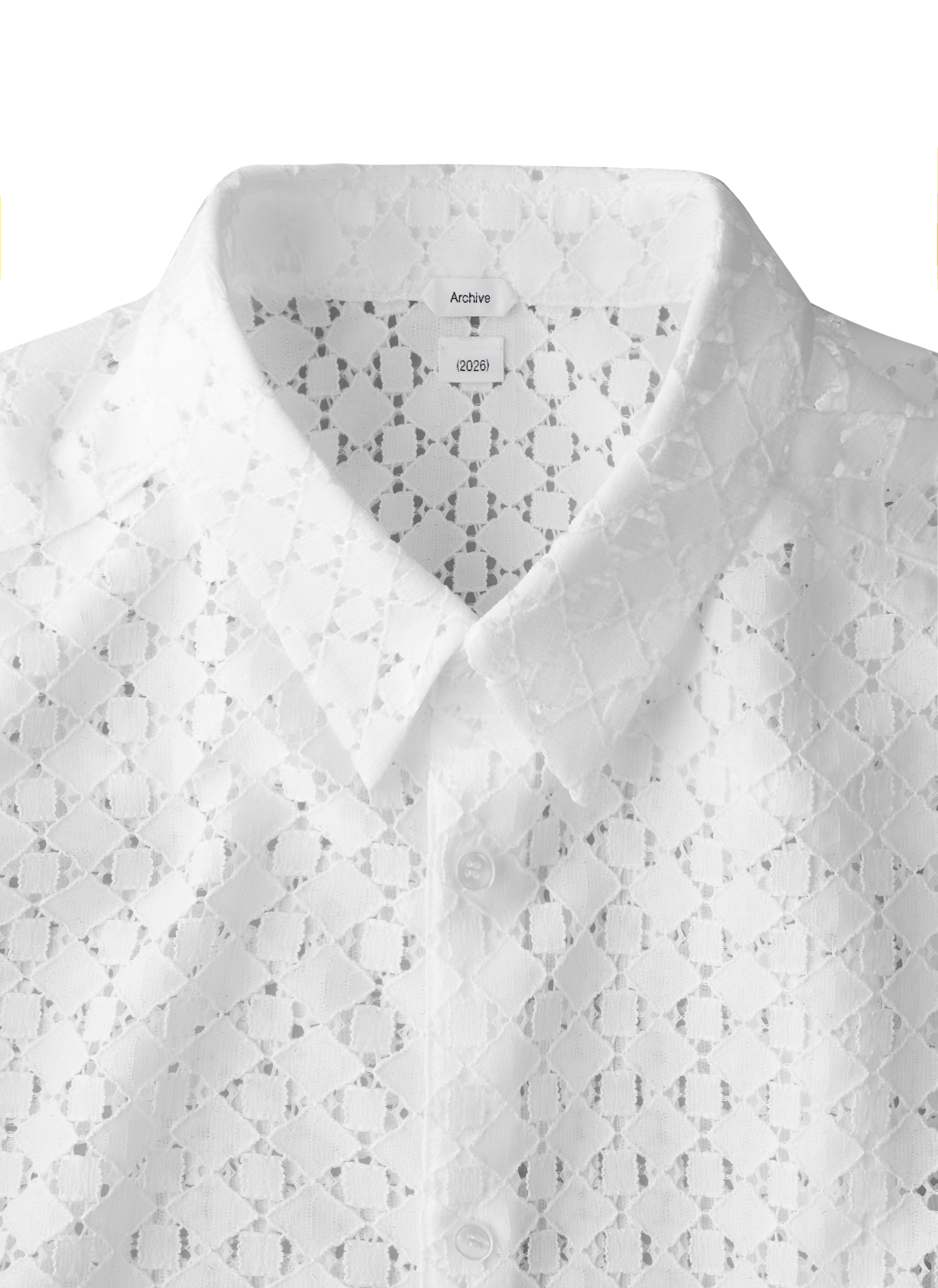 Post Archive Faction - Lace Shirt (Archive) (White) product image 4 | TRAB K-Fashion Australia