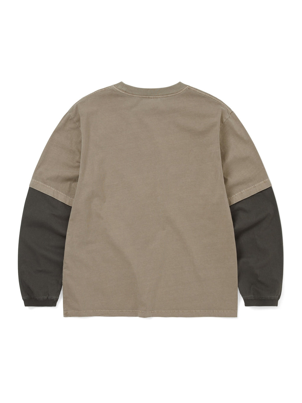 thisisneverthat - Layered L/S Tee (Desert Grey) product image 3 | TRAB K-Fashion Australia