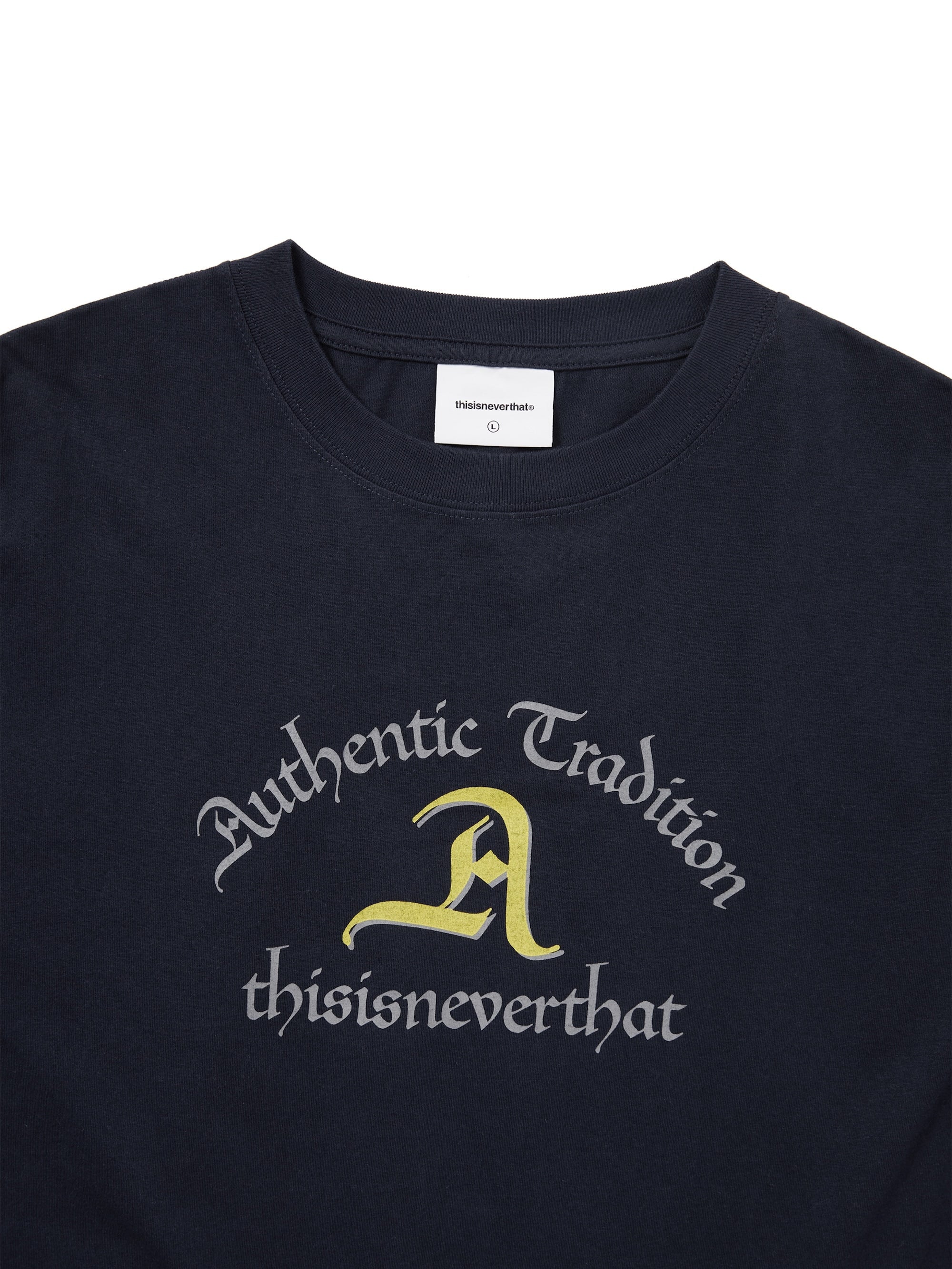 thisisneverthat - Layered L/S Tee Desert (Navy) product image 2 | TRAB K-Fashion Australia