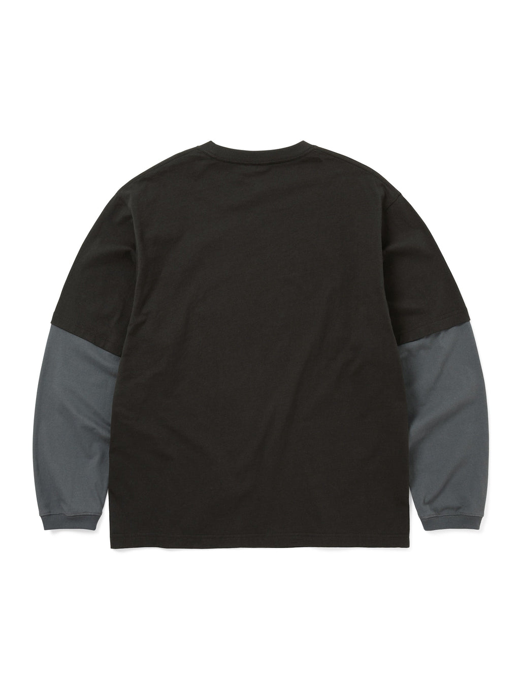 thisisneverthat - Layered L/S Tee (Off Black) product image 3 | TRAB K-Fashion Australia