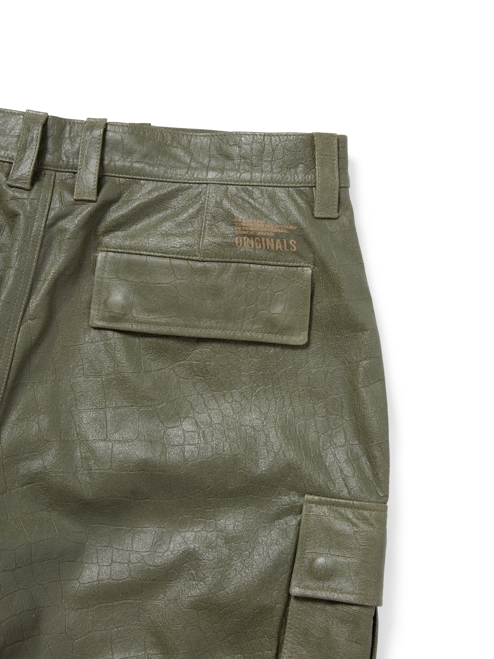 thisisneverthat - Leather BDU Pant (olive) product image 3 | TRAB K-Fashion Australia