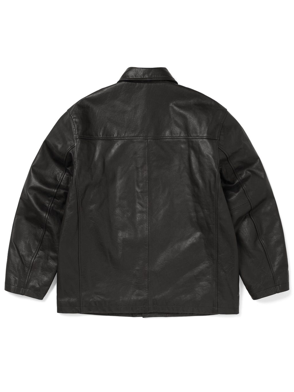 thisisneverthat - Leather Car Coat (Black) product image 3 | TRAB K-Fashion Australia