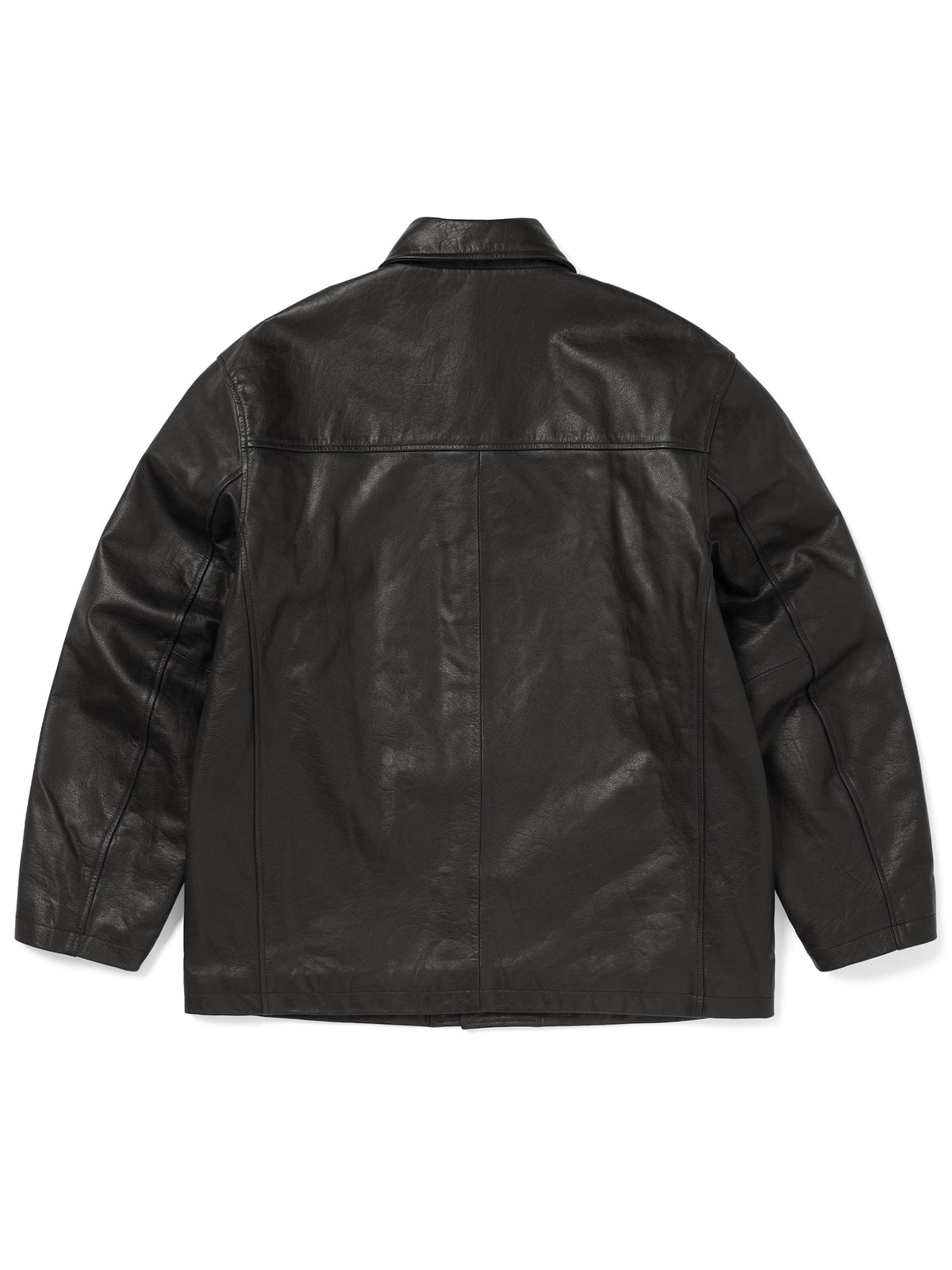 thisisneverthat - Leather Car Coat (Black) product image 3 | TRAB K-Fashion Australia