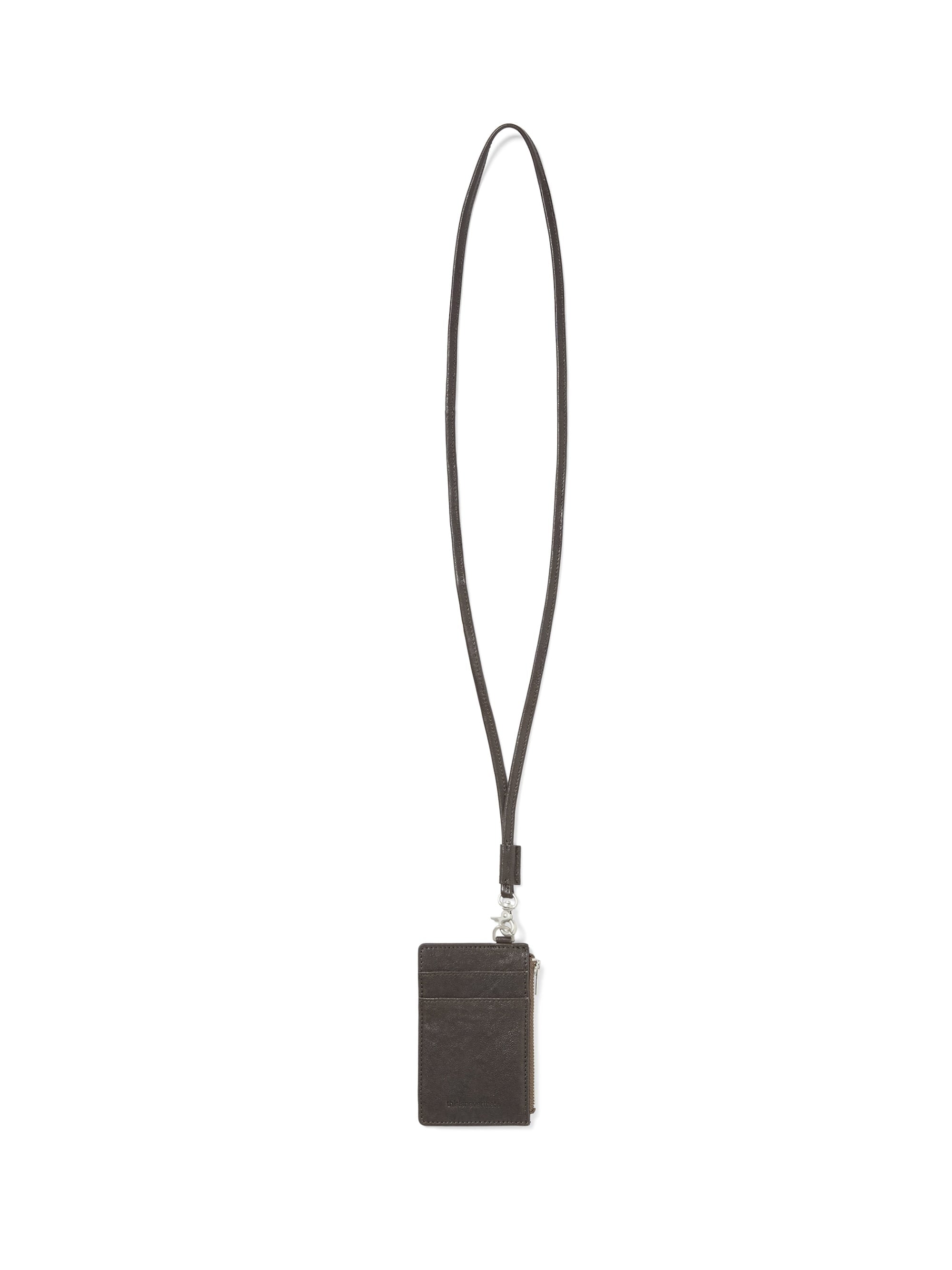 thisisneverthat - Leather Card Holder (Brown) product image 1 | TRAB K-Fashion Australia