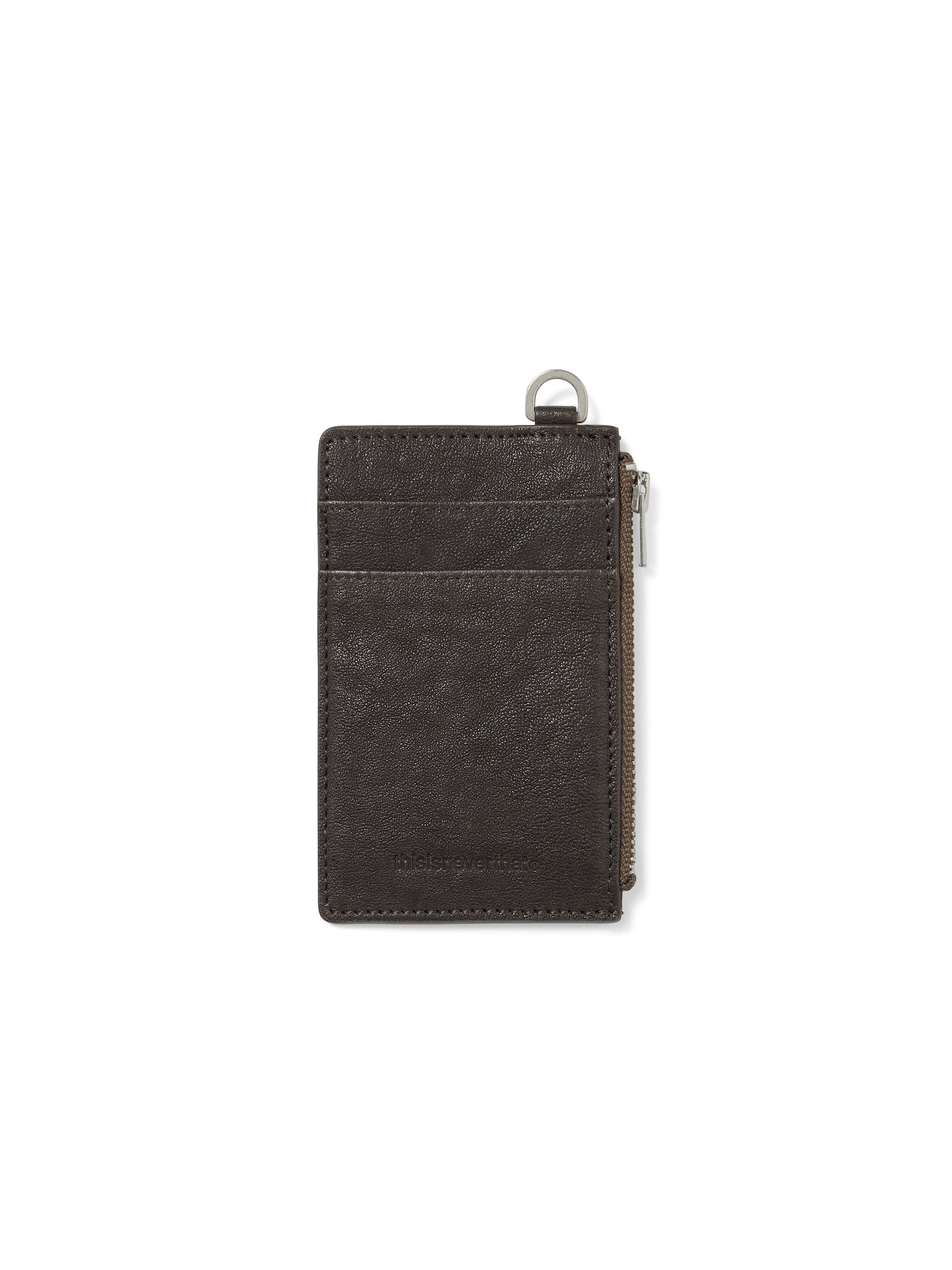 thisisneverthat - Leather Card Holder (Brown) product image 2 | TRAB K-Fashion Australia
