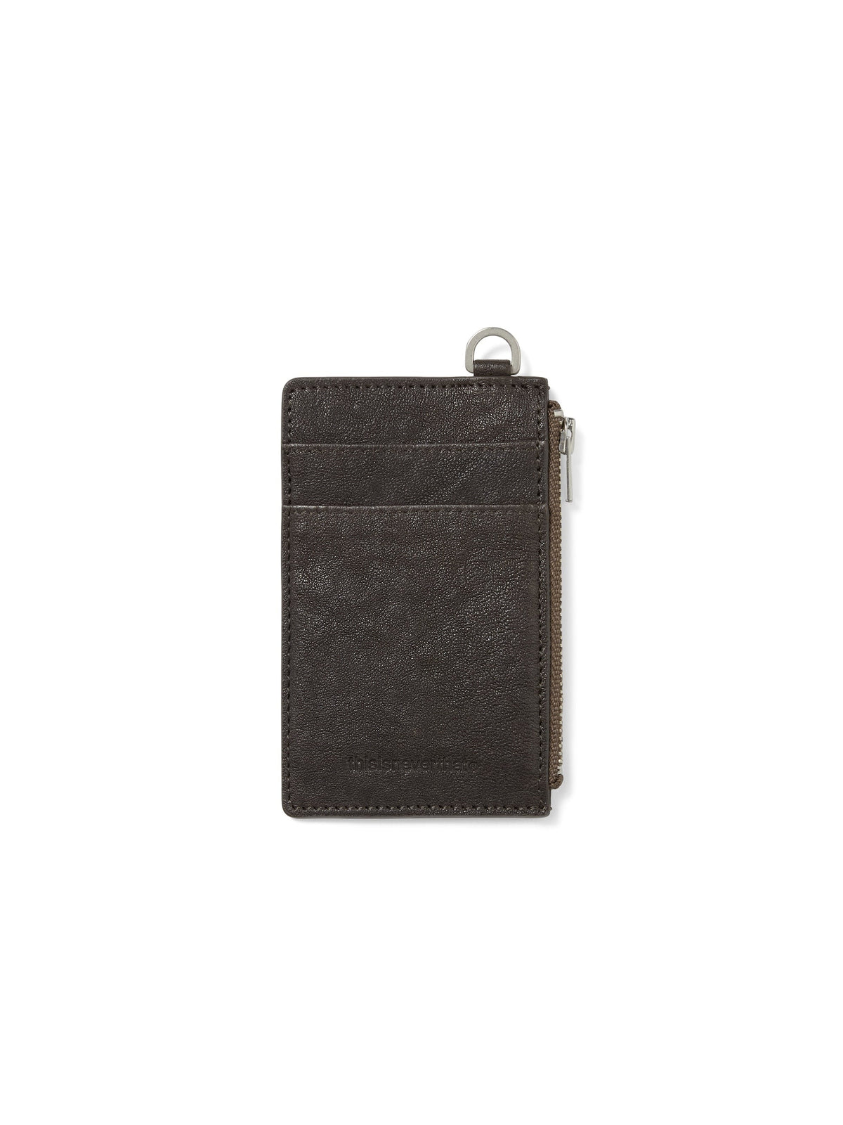thisisneverthat - Leather Card Holder (Brown) product image 2 | TRAB K-Fashion Australia