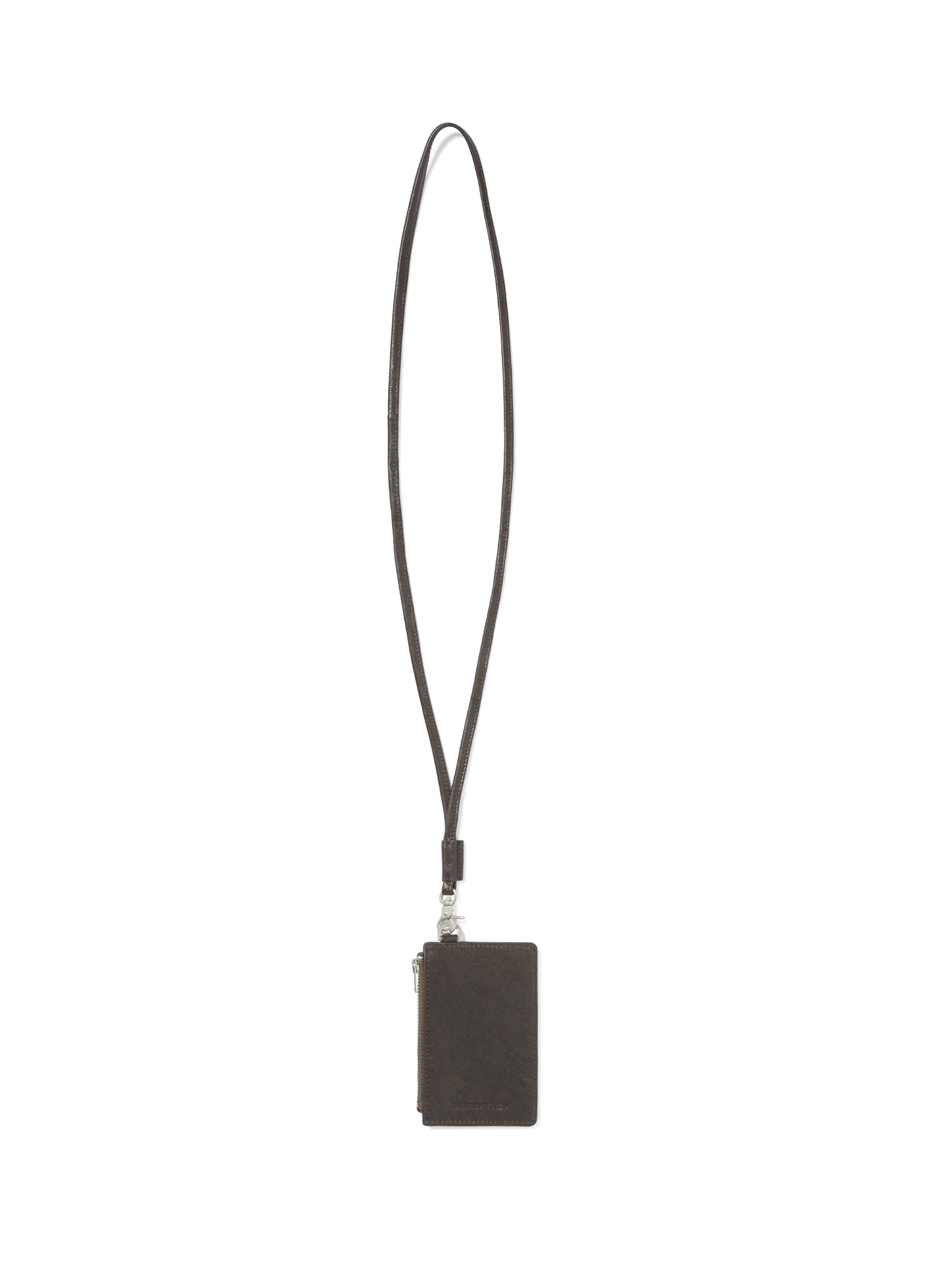 thisisneverthat - Leather Card Holder (Brown) product image 5 | TRAB K-Fashion Australia