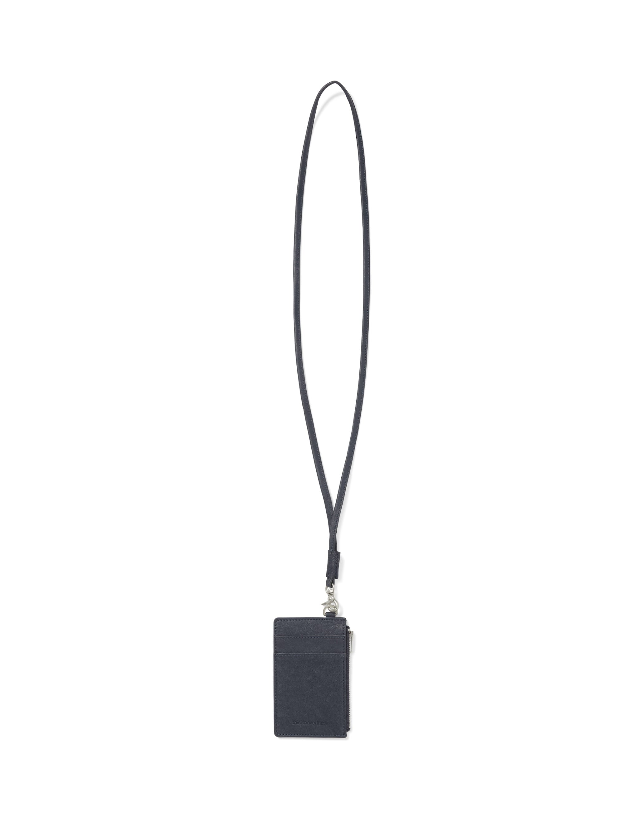thisisneverthat - Leather Card Holder (Navy) product image 1 | TRAB K-Fashion Australia