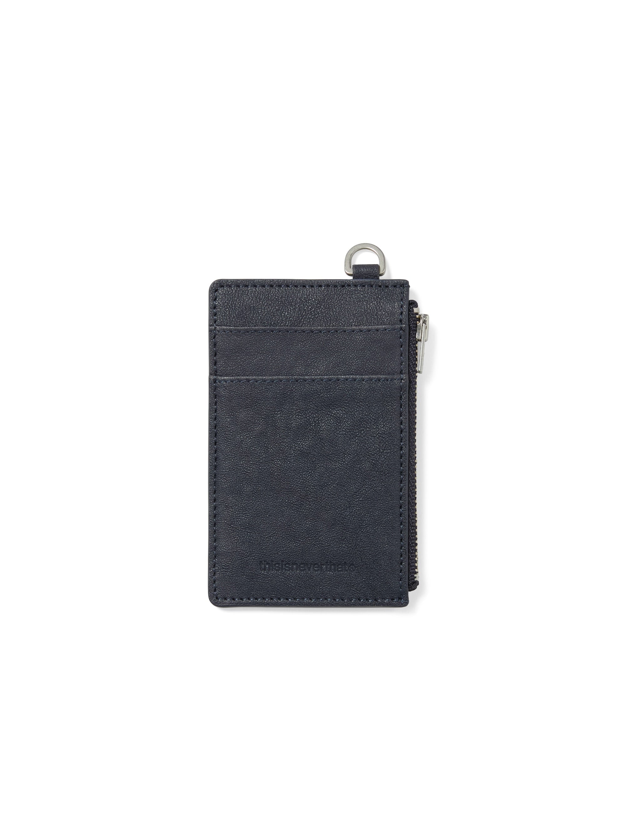 thisisneverthat - Leather Card Holder (Navy) product image 2 | TRAB K-Fashion Australia