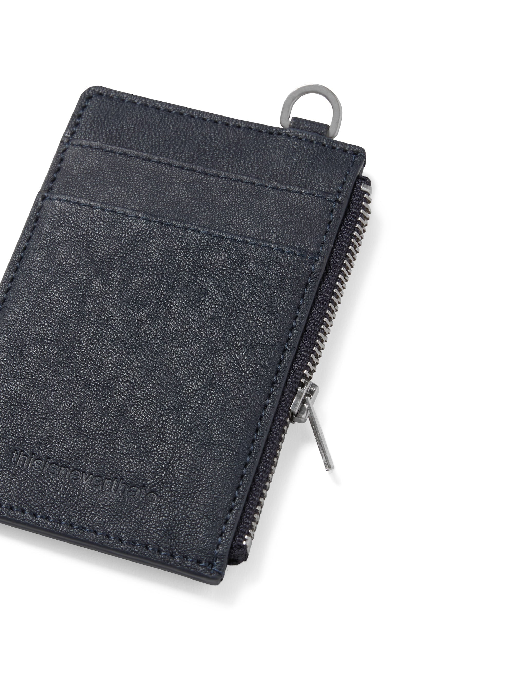 thisisneverthat - Leather Card Holder (Navy) product image 4 | TRAB K-Fashion Australia