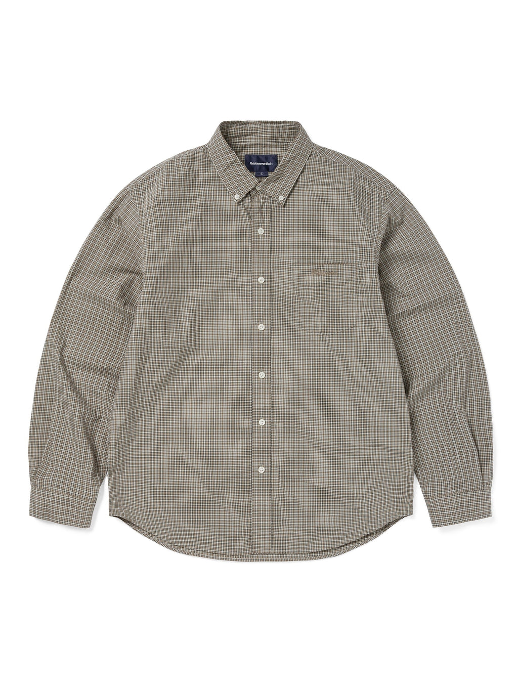 thisisneverthat - Lightweight Plaid Shirt (Beige) product image 1 | TRAB K-Fashion Australia