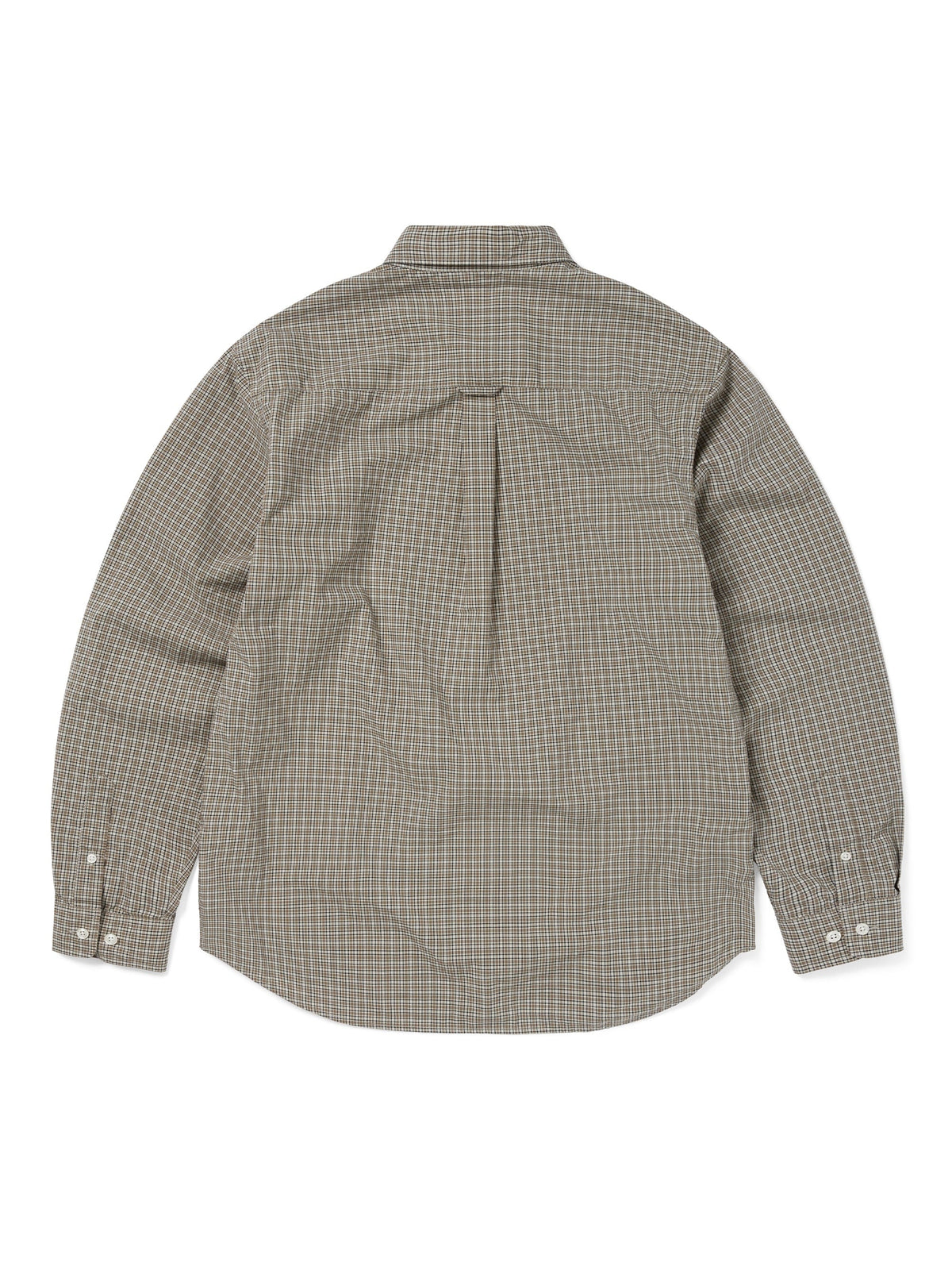 thisisneverthat - Lightweight Plaid Shirt (Beige) product image 4 | TRAB K-Fashion Australia