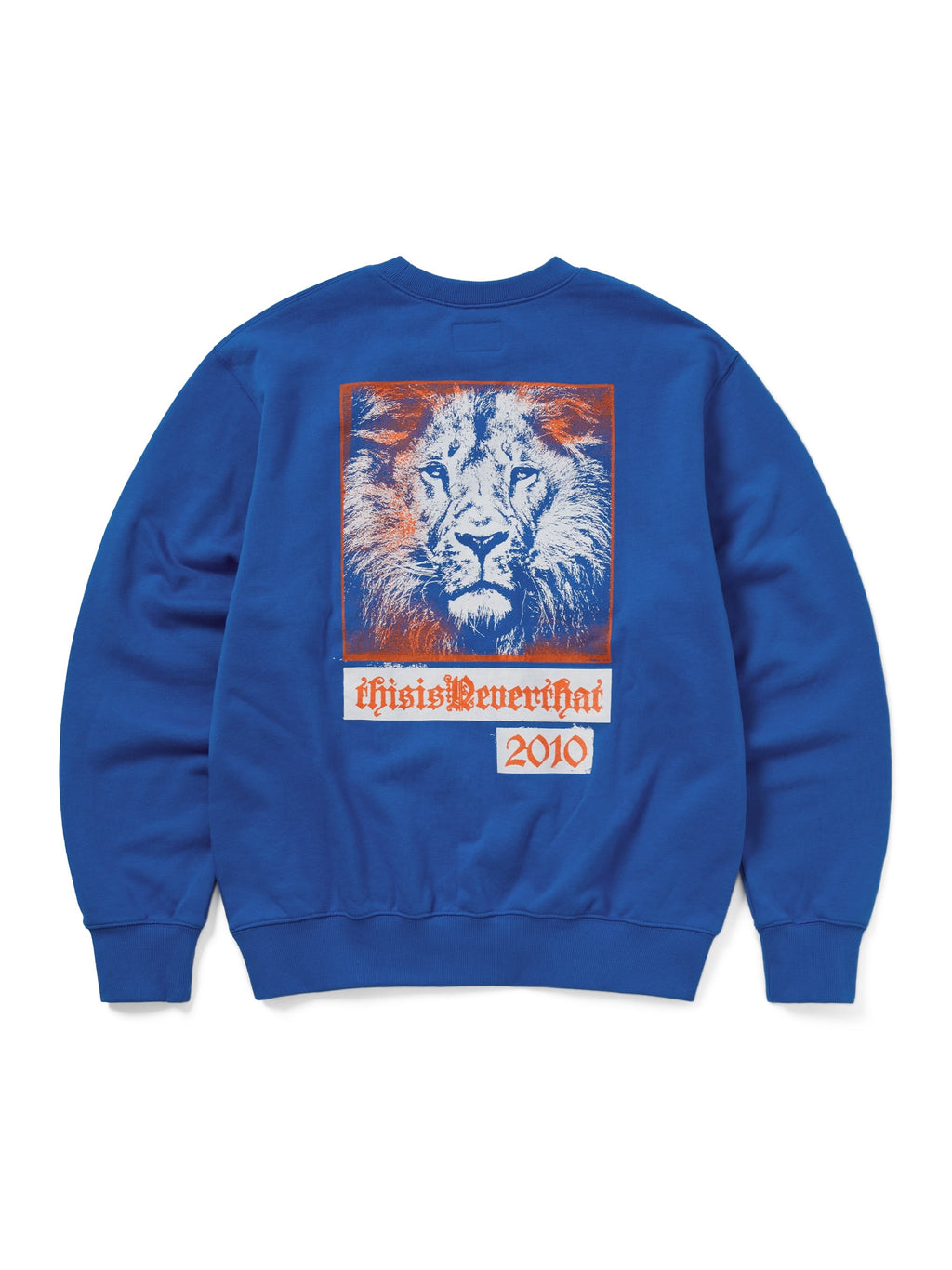 thisisneverthat - Lion 2010 Crewneck (Blue) product image 1 | TRAB K-Fashion Australia