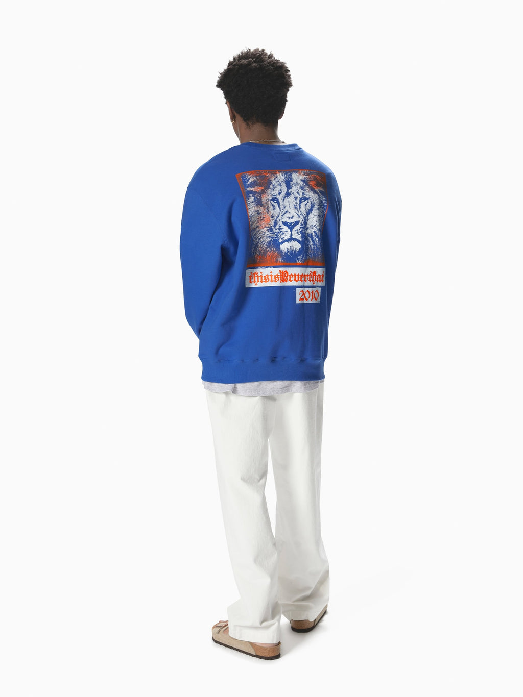 thisisneverthat - Lion 2010 Crewneck (Blue) product image 5 | TRAB K-Fashion Australia