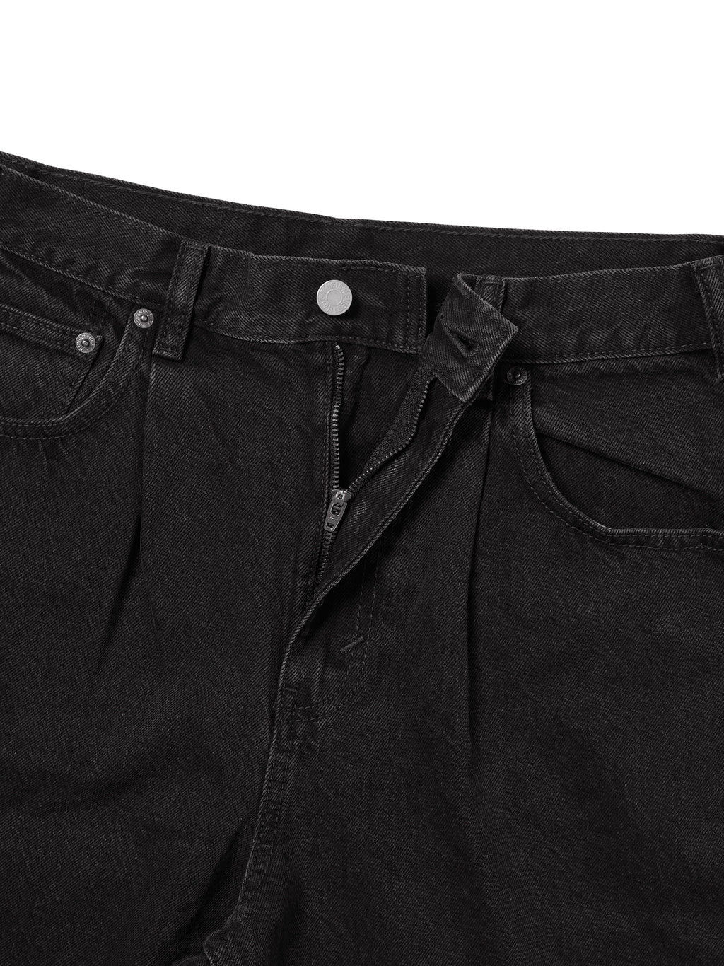 thisisneverthat - Loose Denim Short (Black) product image 2 | TRAB K-Fashion Australia