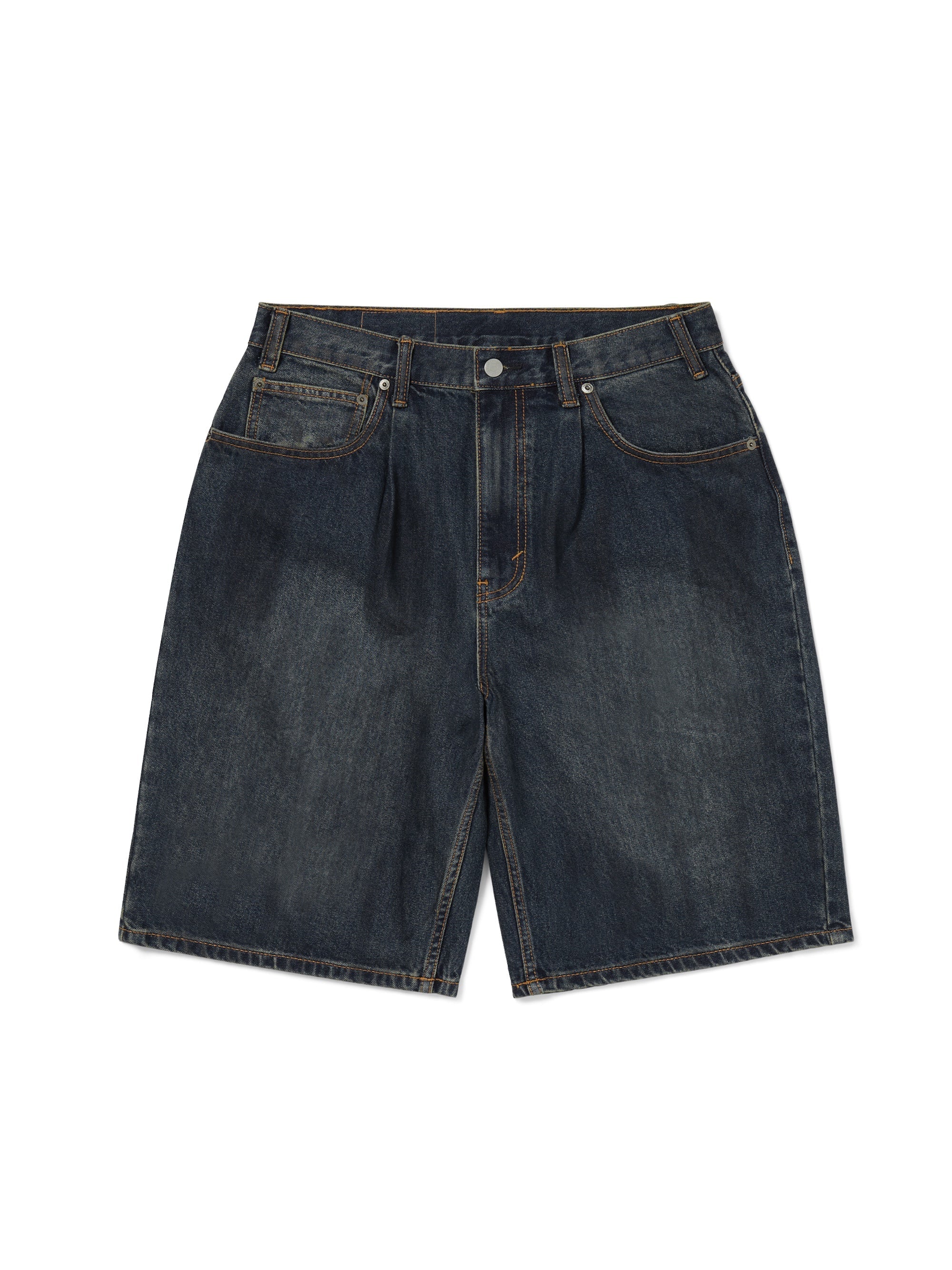 thisisneverthat - Loose Denim Short (Dusty Mud) product image 1 | TRAB K-Fashion Australia