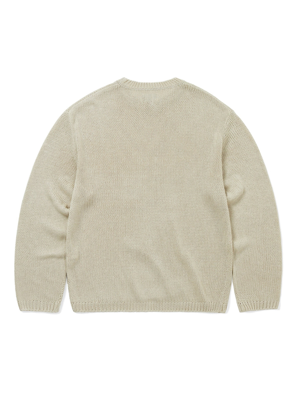 thisisneverthat - Loose Gauge Knit Crew (Dusty Ivory) product image 3 | TRAB K-Fashion Australia