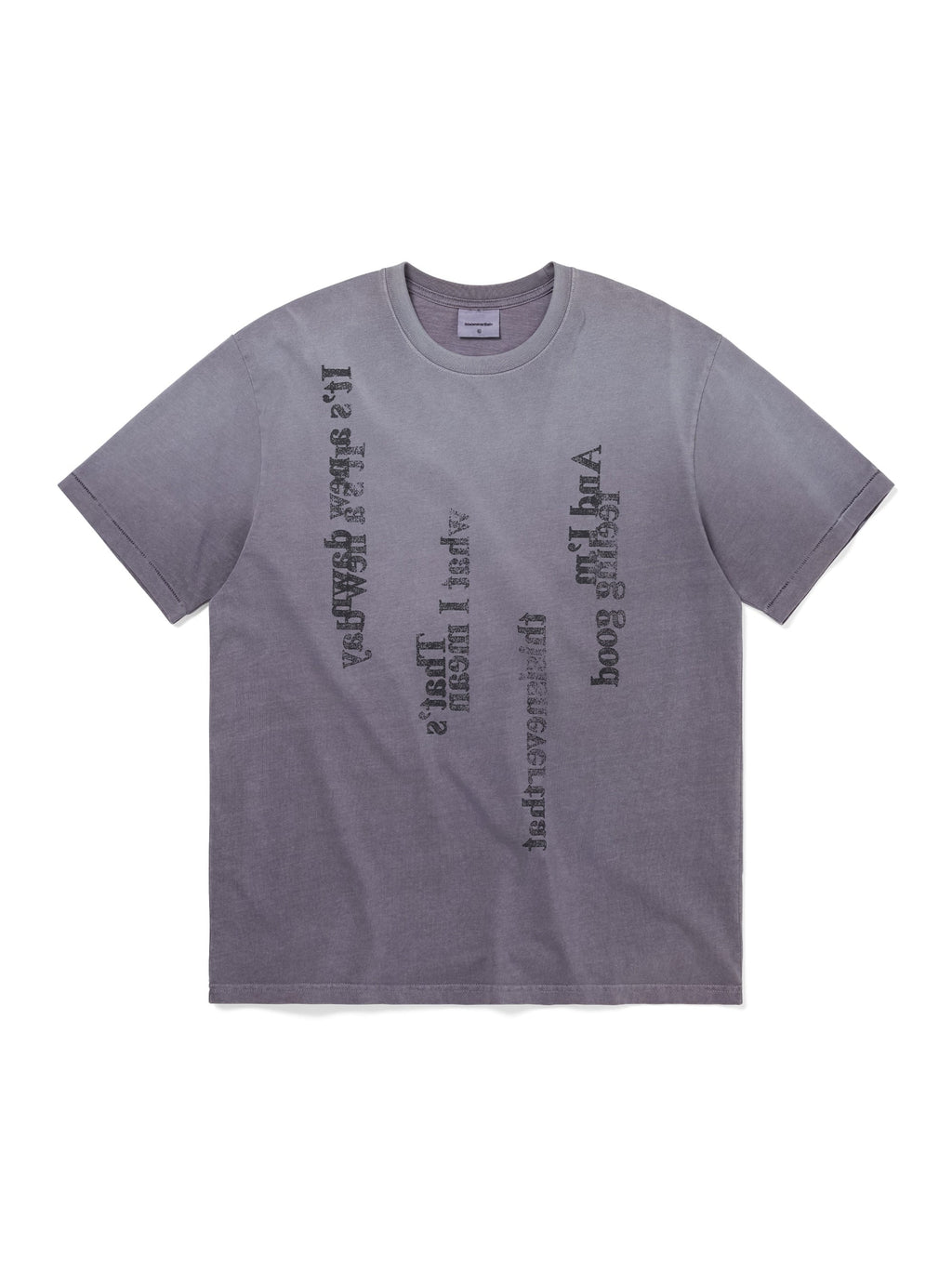 thisisneverthat - Lyrics Tee (Purple) product image 1 | TRAB K-Fashion Australia