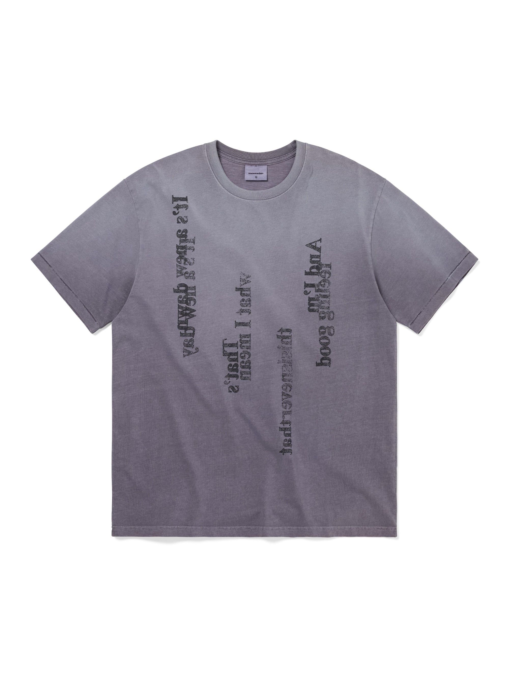 thisisneverthat - Lyrics Tee (Purple) product image 1 | TRAB K-Fashion Australia