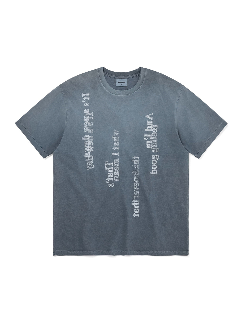 thisisneverthat - Lyrics Tee (Ink) product image 1 | TRAB K-Fashion Australia