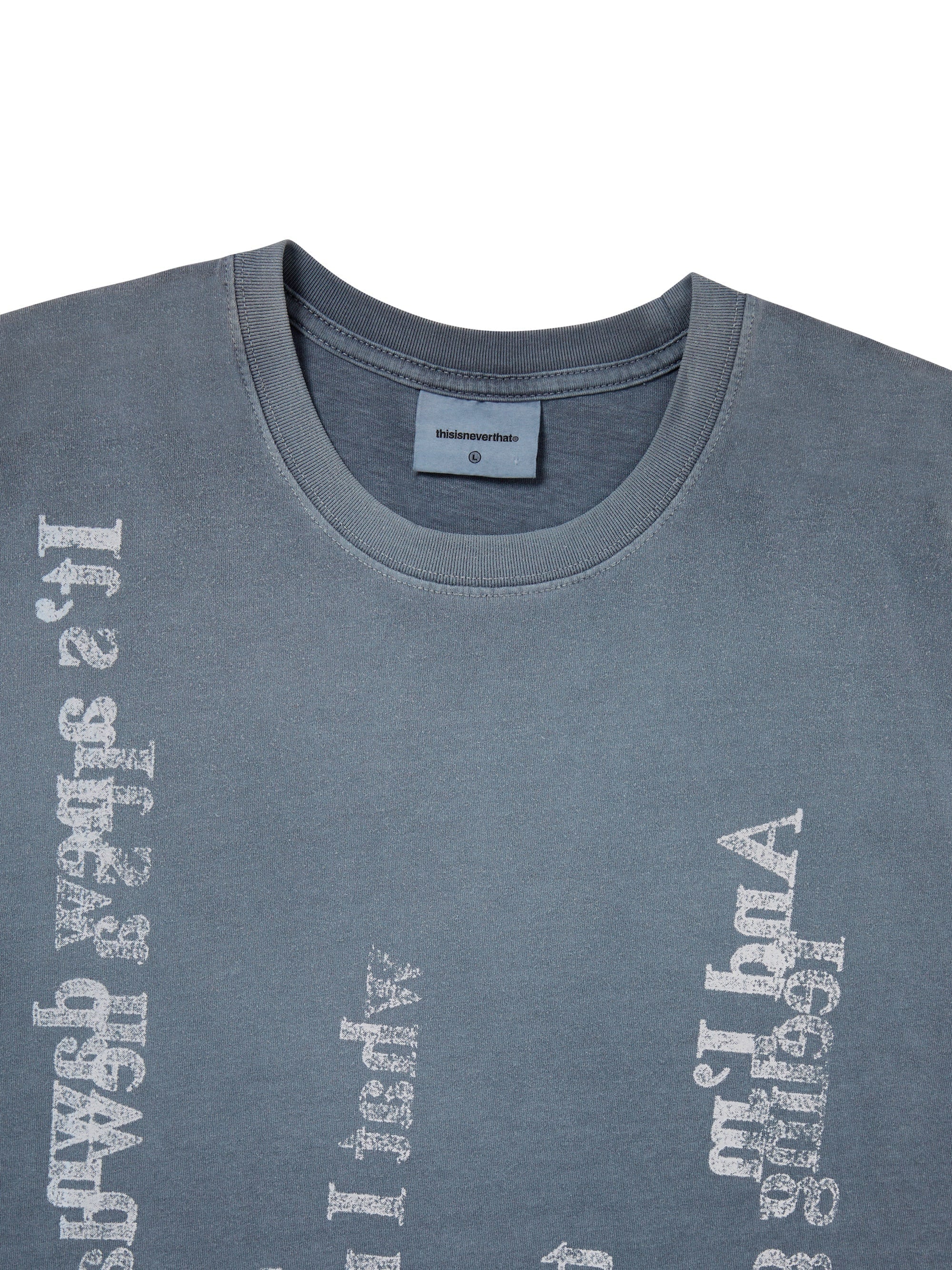 thisisneverthat - Lyrics Tee (Ink) product image 2 | TRAB K-Fashion Australia