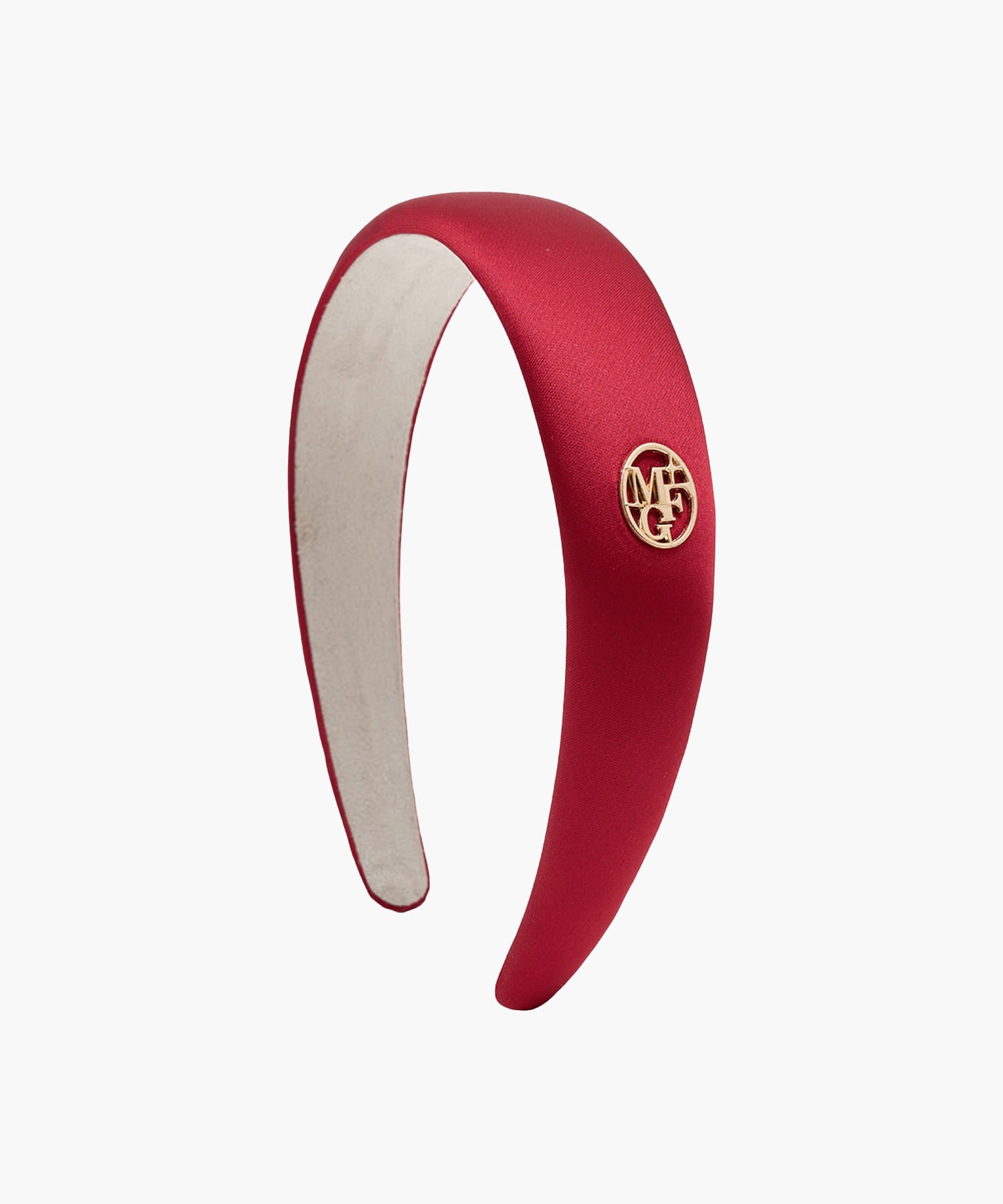 Marithe & Francois Girbaud - Circle Logo Satin Hair Band (Red) product image 1 | TRAB K-Fashion Australia