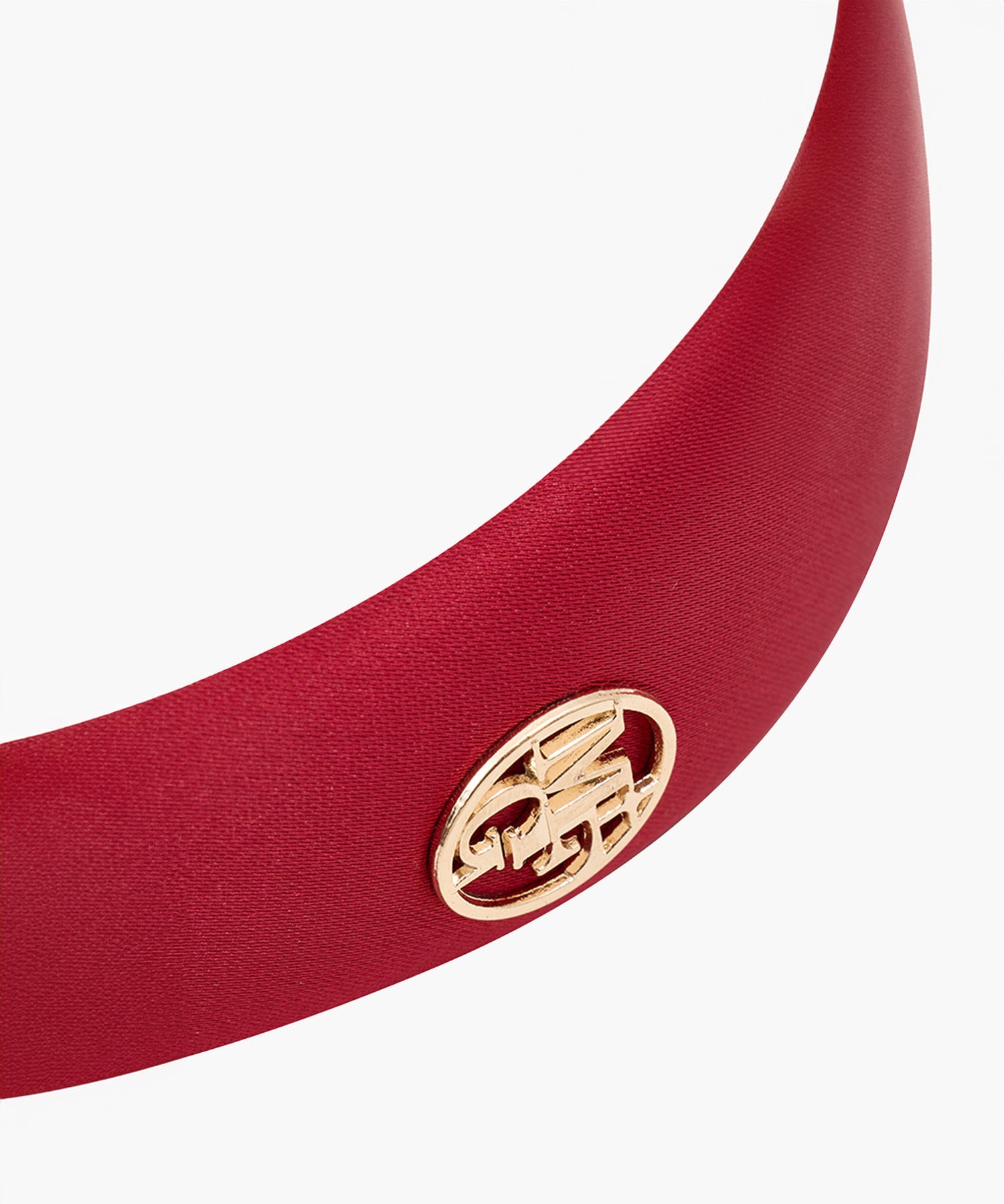 Marithe & Francois Girbaud - Circle Logo Satin Hair Band (Red) product image 3 | TRAB K-Fashion Australia