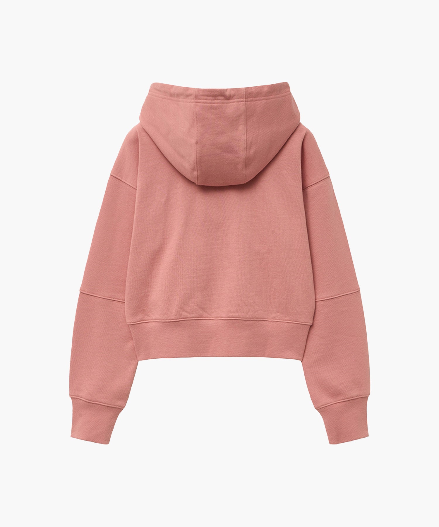 Marithe & Francois Girbaud - Classic Logo Crop Hoodie Zipup (Coral Pink) product image 7 | TRAB K-Fashion Australia